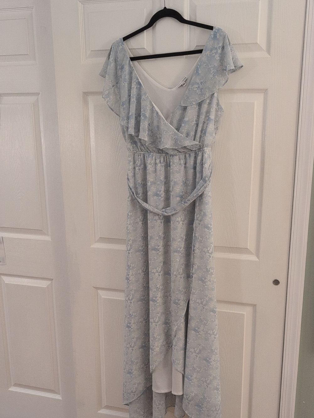 Baltic Born Light Blue Floral High-Low Dress